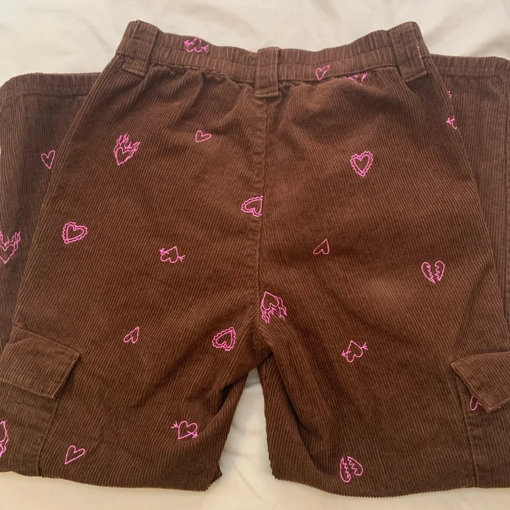 PacSun Heartbreaker Corduroy Cargo Elastic Waist Pants - Picture 8 of 11